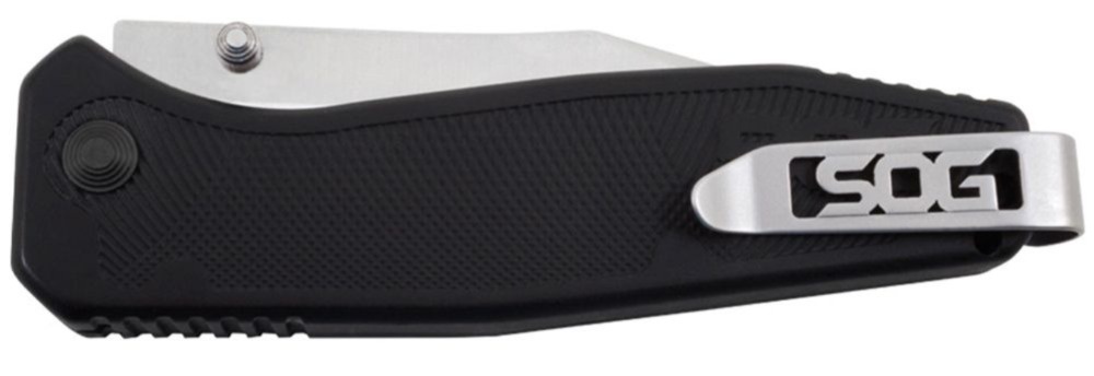 Miniatura Cuchillo Flare Satin Straight - Clam Pack -