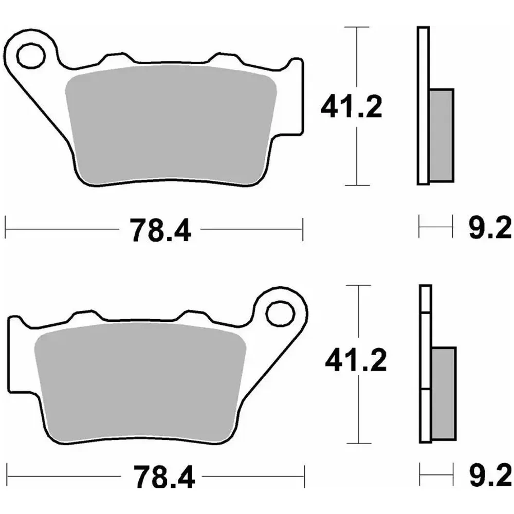 Pastillas de Freno Traseras para Moto