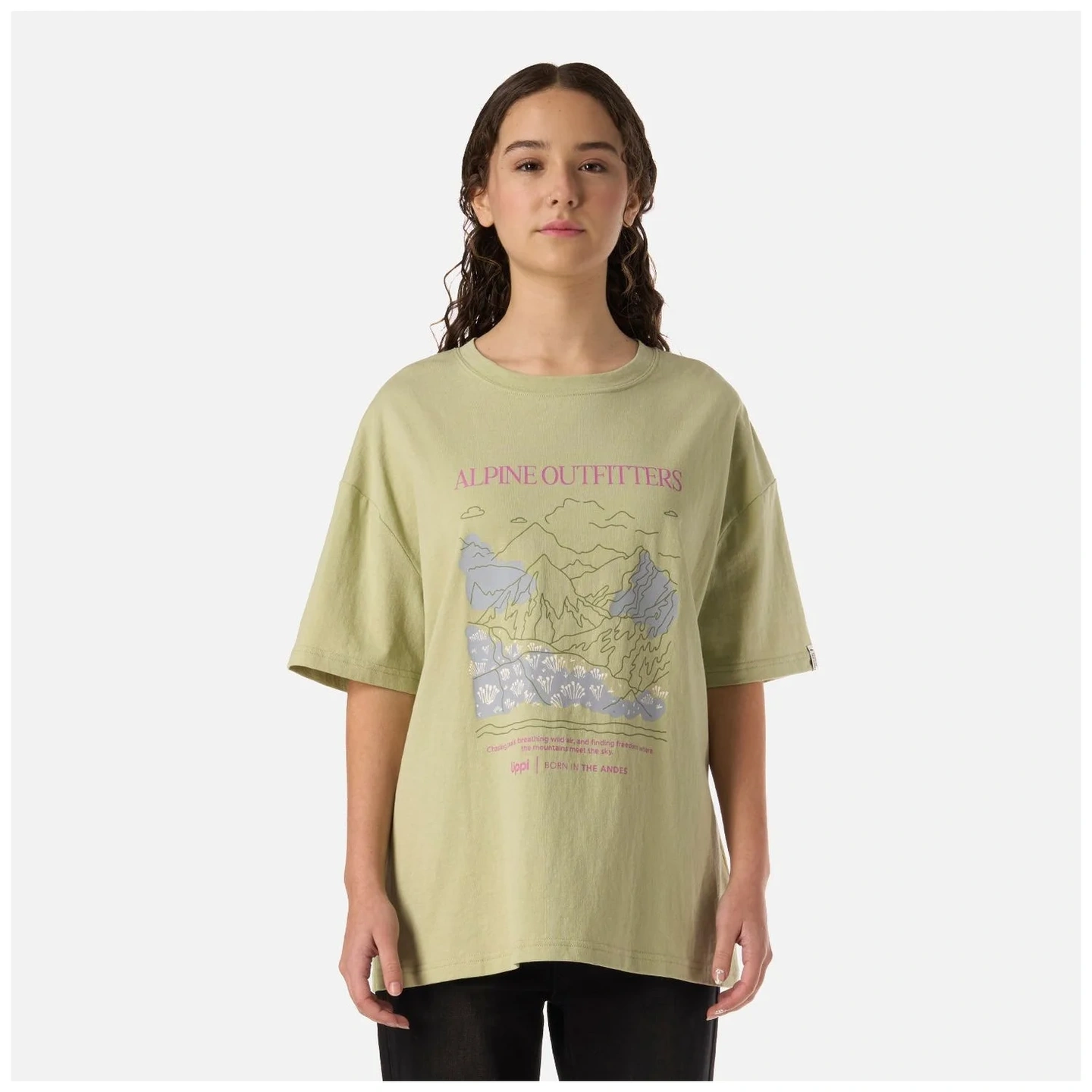 Polera Teen Girl Freedom Oversize T-Shirt