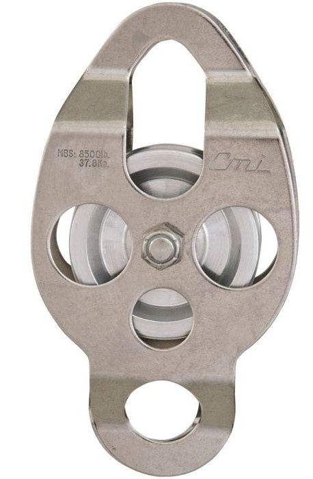 Polea 2 3/8" Double Ended Aluminum Sheave 8500 Lbs.