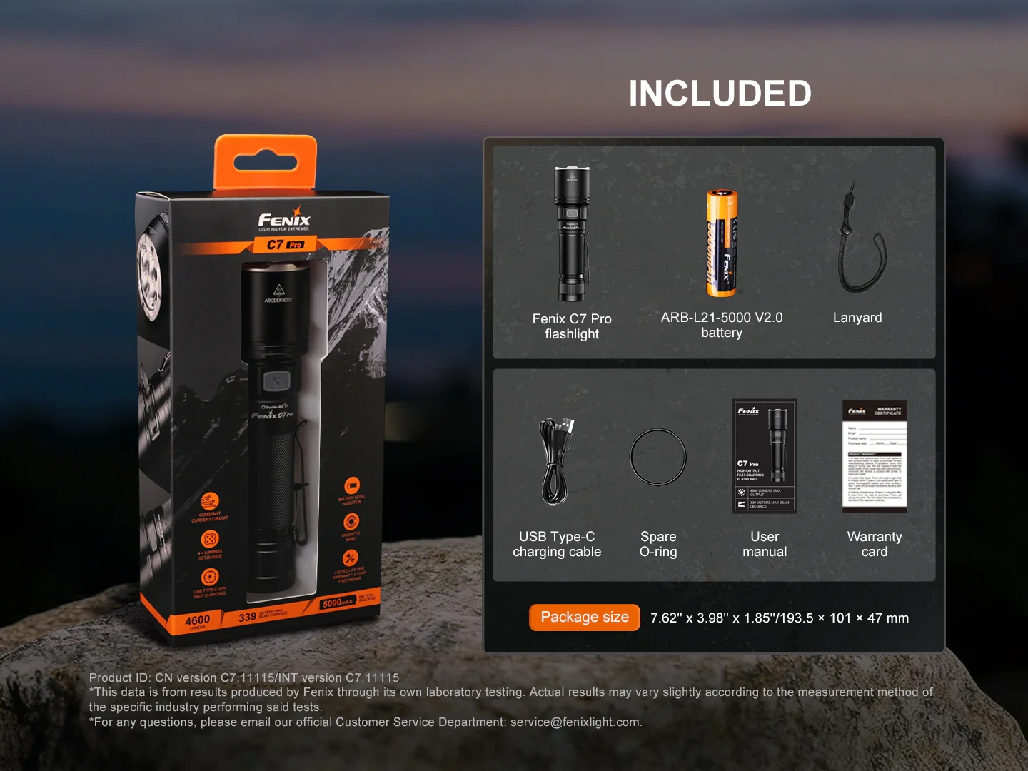 Miniatura Linterna C7 Pro -