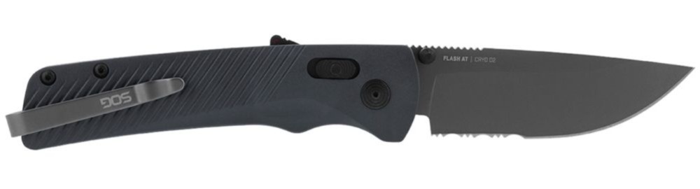 Cuchillo Flash AT Urban Partially Serrated - Peg Box 