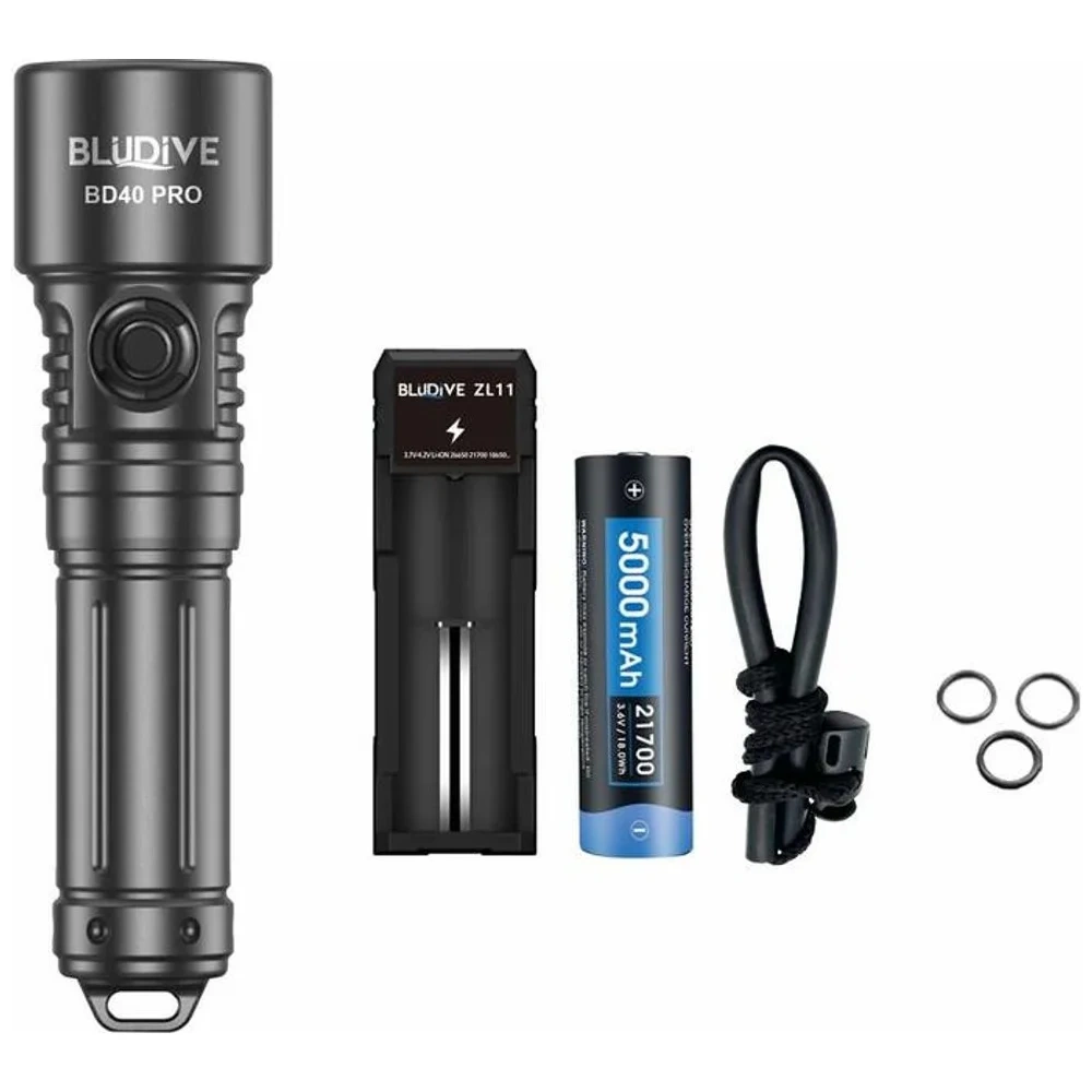 Kit Linterna de Buceo BD40 Pro 3000 Lúmenes