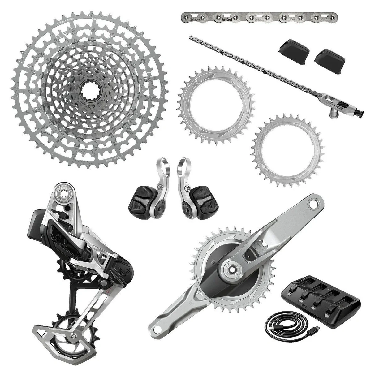 Transmisión Eagle Gs 1987 Axs Dub Wide 55mm Q174 Dm 32-34T T-Type 126L 10-52T