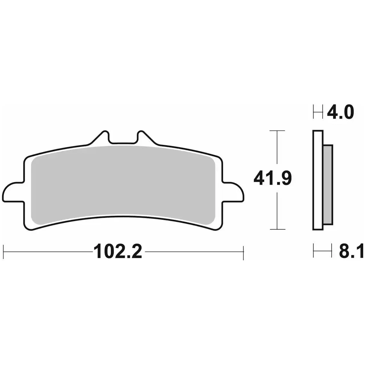 Pastillas De Freno Delanteras Para Moto