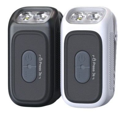 Miniatura Linterna Recargable E04R Con Clip -