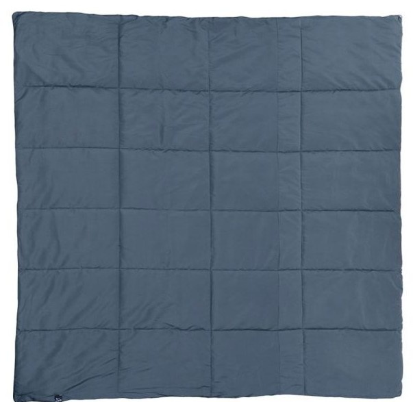 Miniatura Manta Sintética Link-Up Field Quilt - Double - Color: Azul