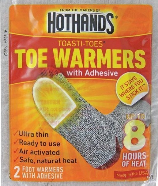 Calentadores Adhesivos Para Pies Toasti-Toes Hasta 8 Horas De Calor