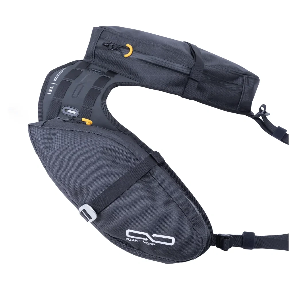 Alforja Trasera Para Moto Saddlebag Zip 12L