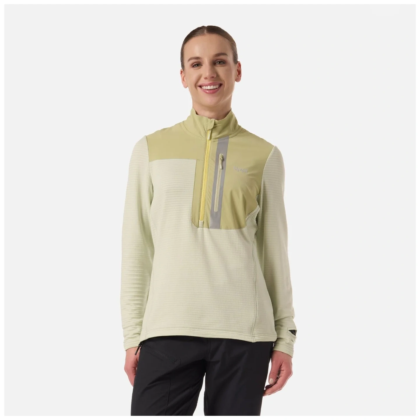 1/4 Zip Verde Claro