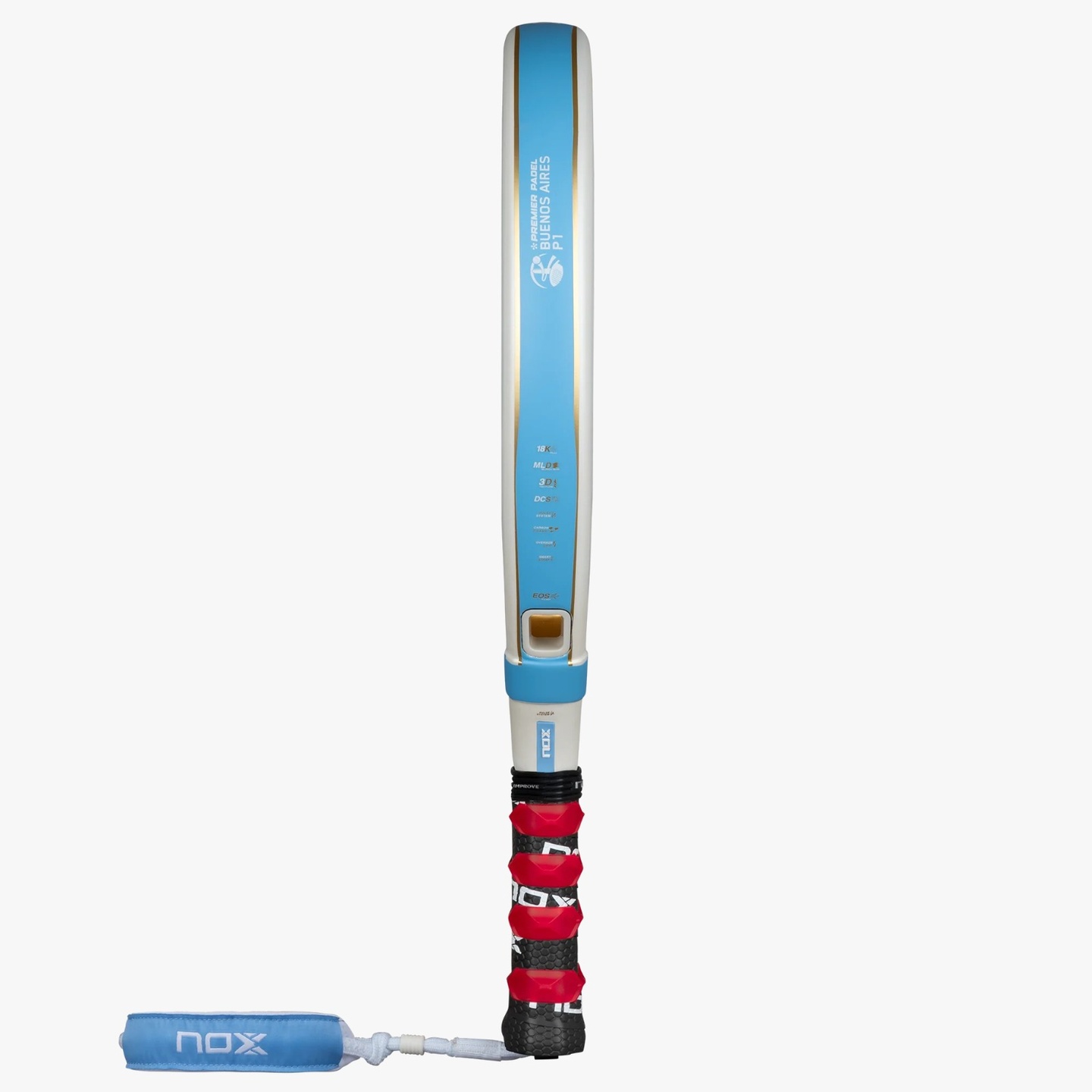 Miniatura Pala Padel AT10 Luxury Genius 18K Alum Buenos Aires Exclusive Edition 2026 + Overgrip + Protector + Llavero -