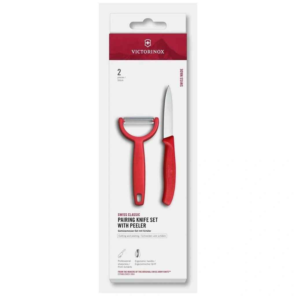 Set De Cuchillos Mondadores Swiss Classic Con Pelador Y