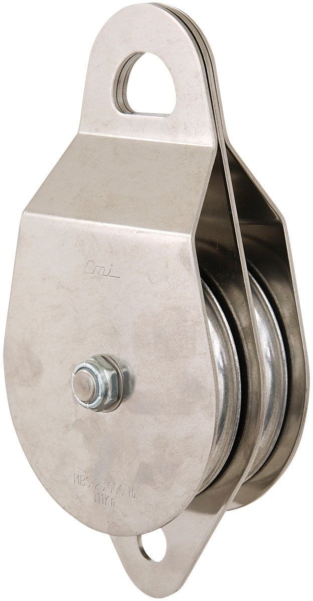 Polea 4" Dual Stainless Steel