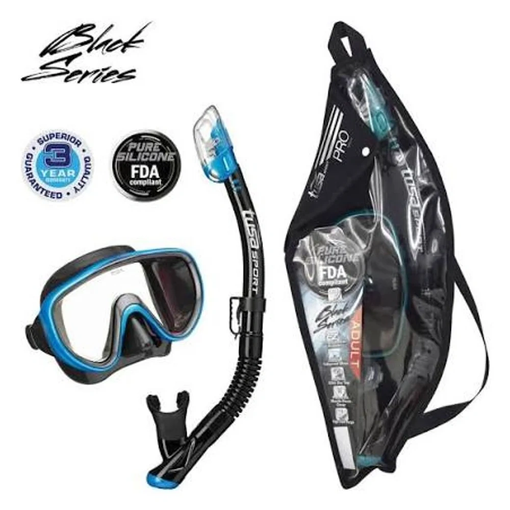 Set Snorkel Serene Adult Black Series Combo