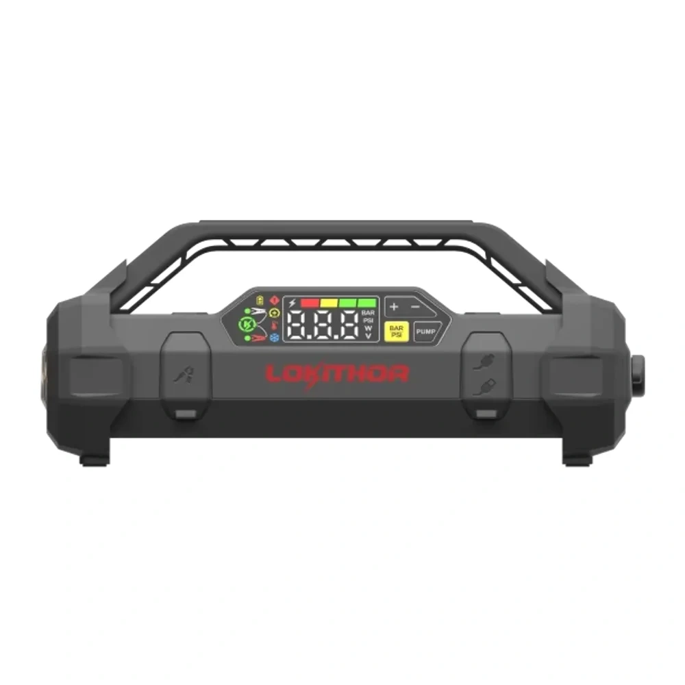 Partidor De Batería 12V 2500 Amp + Compresor De Aire + Linterna + Powerbank