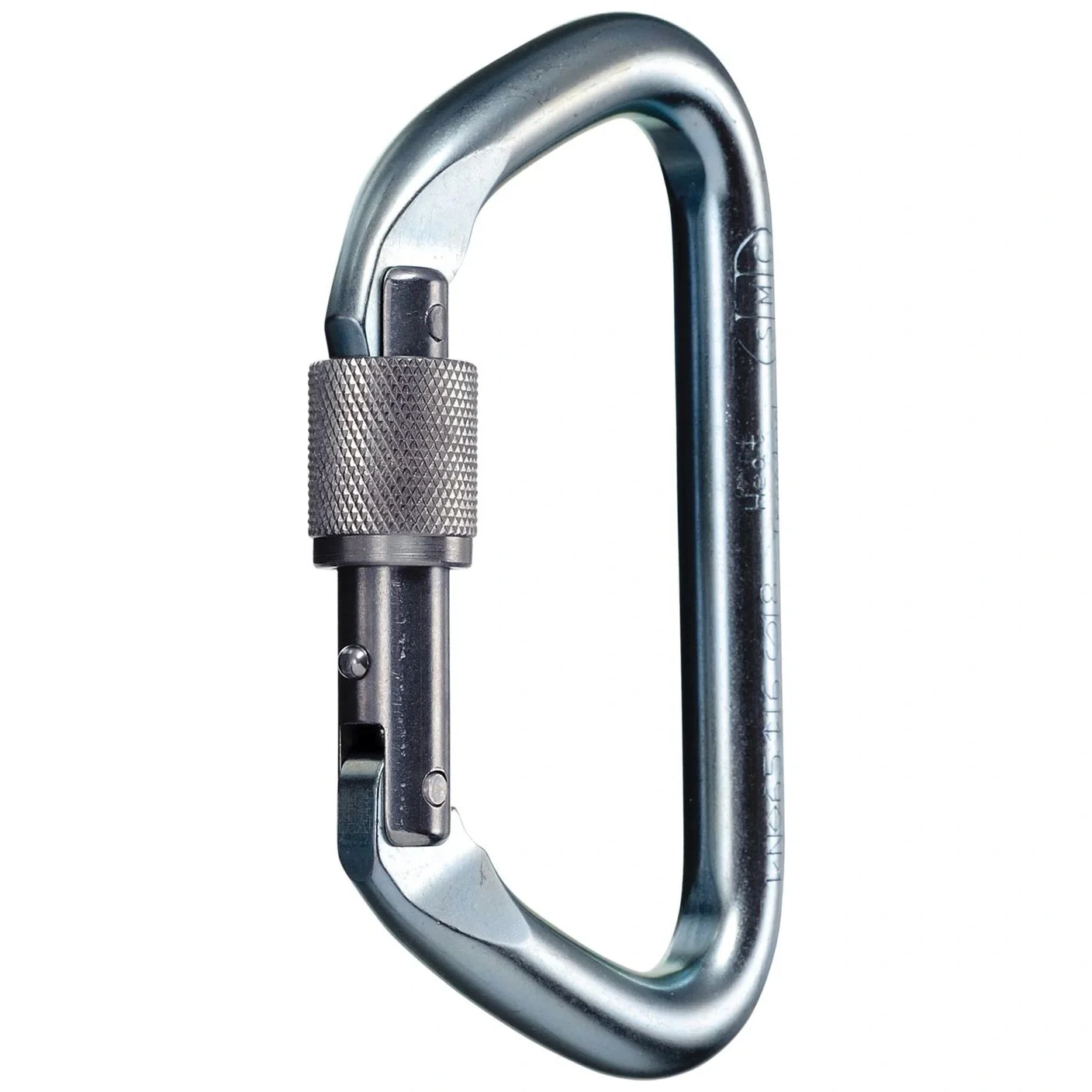 Mosquetón Large Steel Locking D Pulido