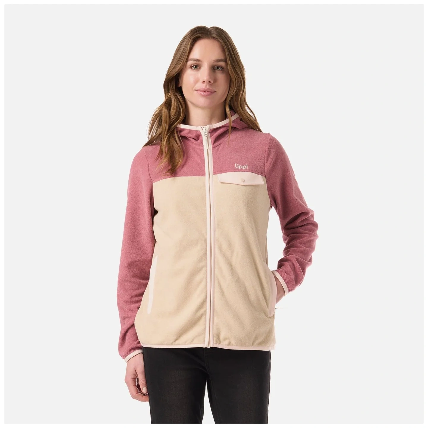 Polar Mujer Fireplace Full Zip Hoody Sweatshirt