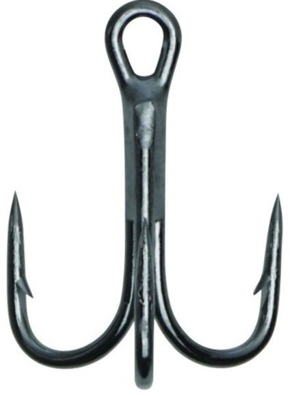 Anzuelo Triple De Pesca 2X Treble Reg Shank Curved Point Para Señuelos