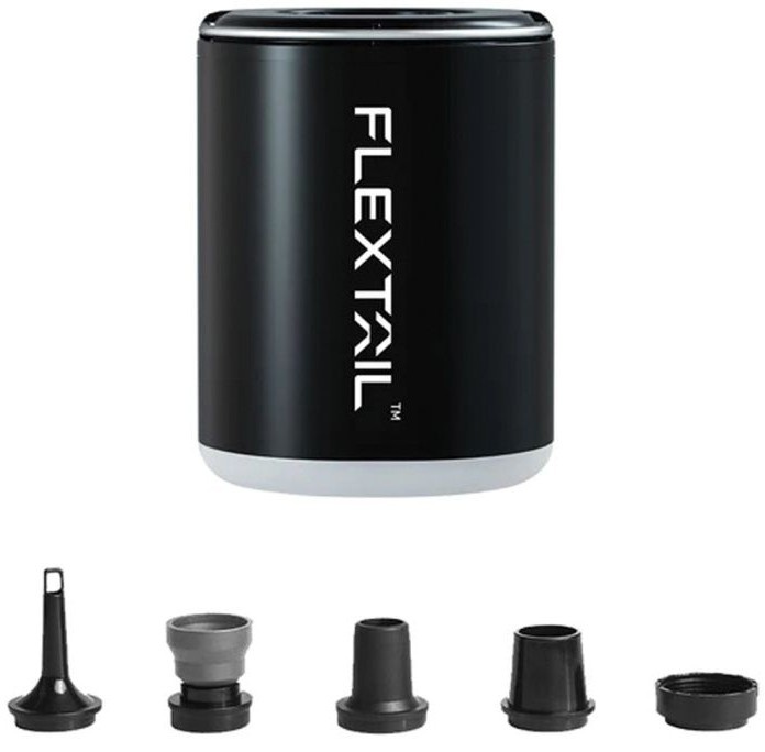 Mini Inflador Eléctrico Recargable Tiny Pump Con Linterna y 5 Boquillas