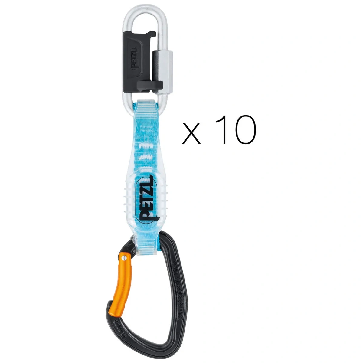 Mosquetón Djinn Steel Axess Pack 10 Unidades