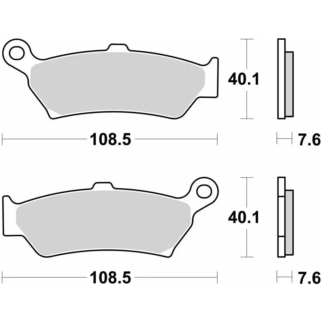 Pastillas de Freno Traseras para Moto