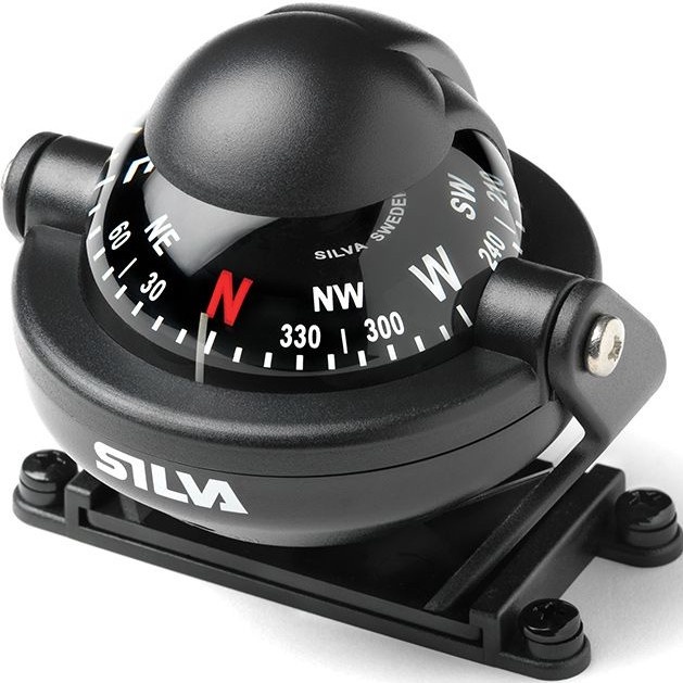 Brújula Marina C58 Con Soporte E Iluminación 12V Para Embarcaciones