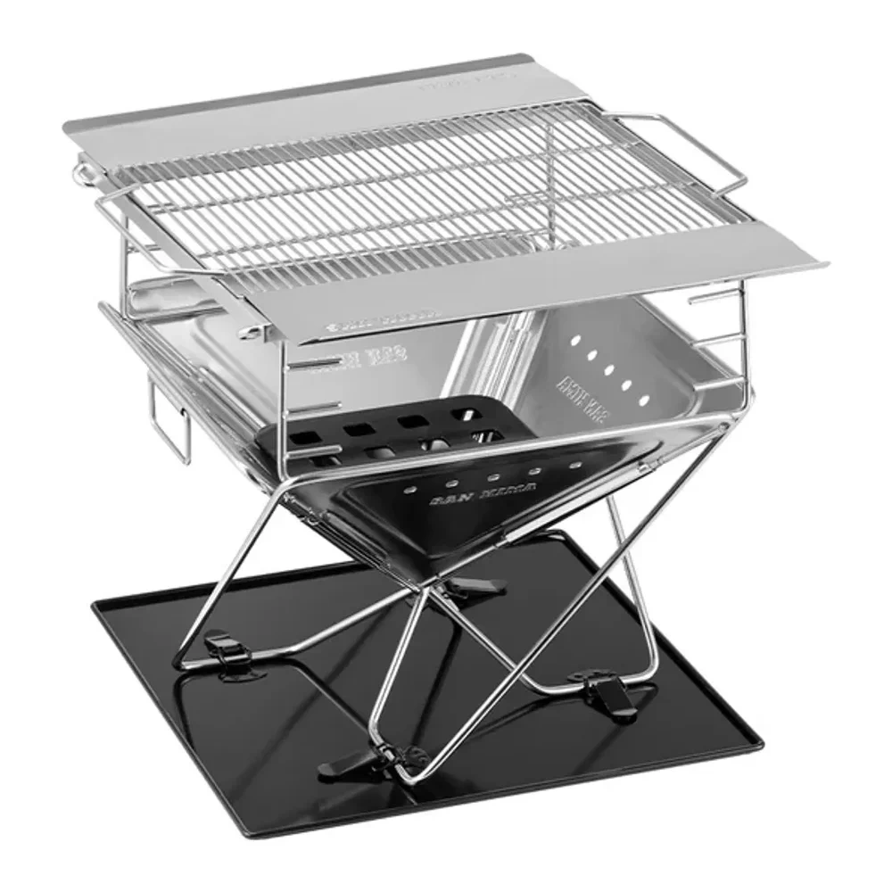 Parrilla Portátil Acero Inox
