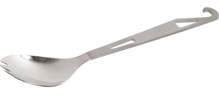 Titanium Spork With Bottle Opener Cubierto Con Destapador