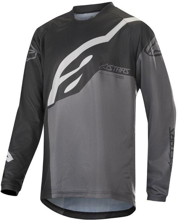 Miniatura Polera Niños Racer Factory Ls - Color: Black Anthracite Gray