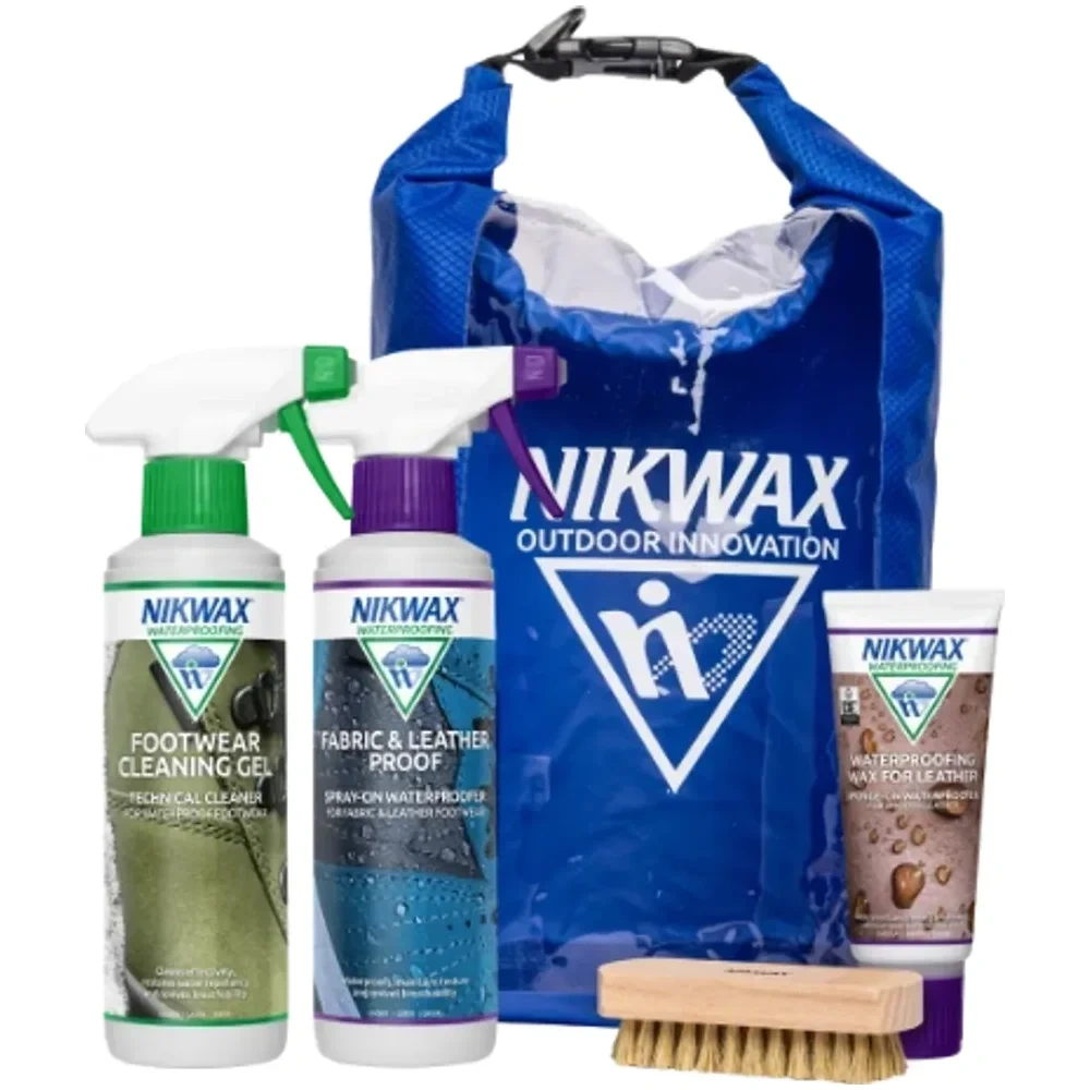 Pack Limpieza E Impermeabilización Calzado Cuero Y Tela Con Esponja