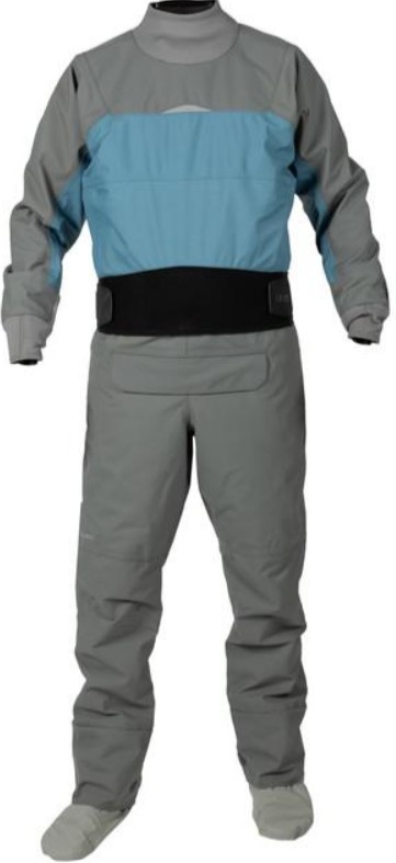 Miniatura Traje Seco Icon Hydrus 3.0 Dry Suit - Color: Azul/Gris