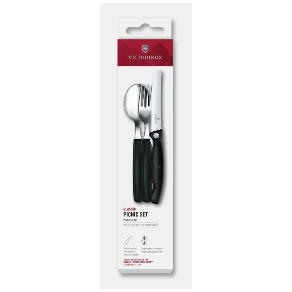 Set de Picnic + Cuchillo Plegable Dentado