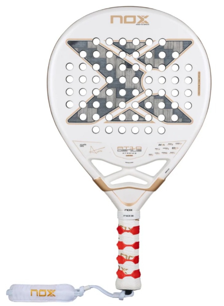 Miniatura Pala de Padel AT10 Genius 12K Alum XTREM 2026 + Tarro de pelotas +Overgrip + Protector -