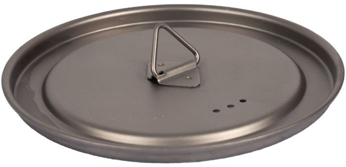 Space Saver Titanium Lid Tapa Para Mug Y Olla Camping