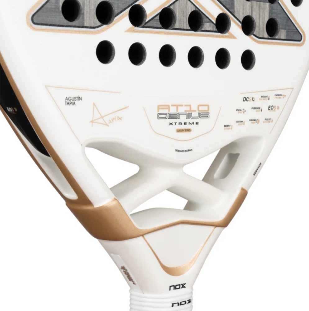 Miniatura Pala de Padel AT10 Genius 12K Alum XTREM 2026 + Tarro de pelotas +Overgrip + Protector -