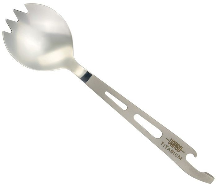 Tenedor, Cuchara y Abrelatas Titanium Scork