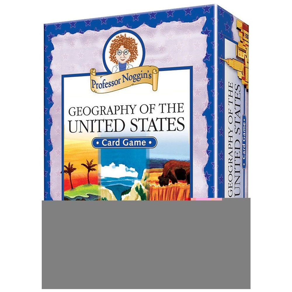 Juego de Cartas Professor Noggin Geografía de Estados Unidos
