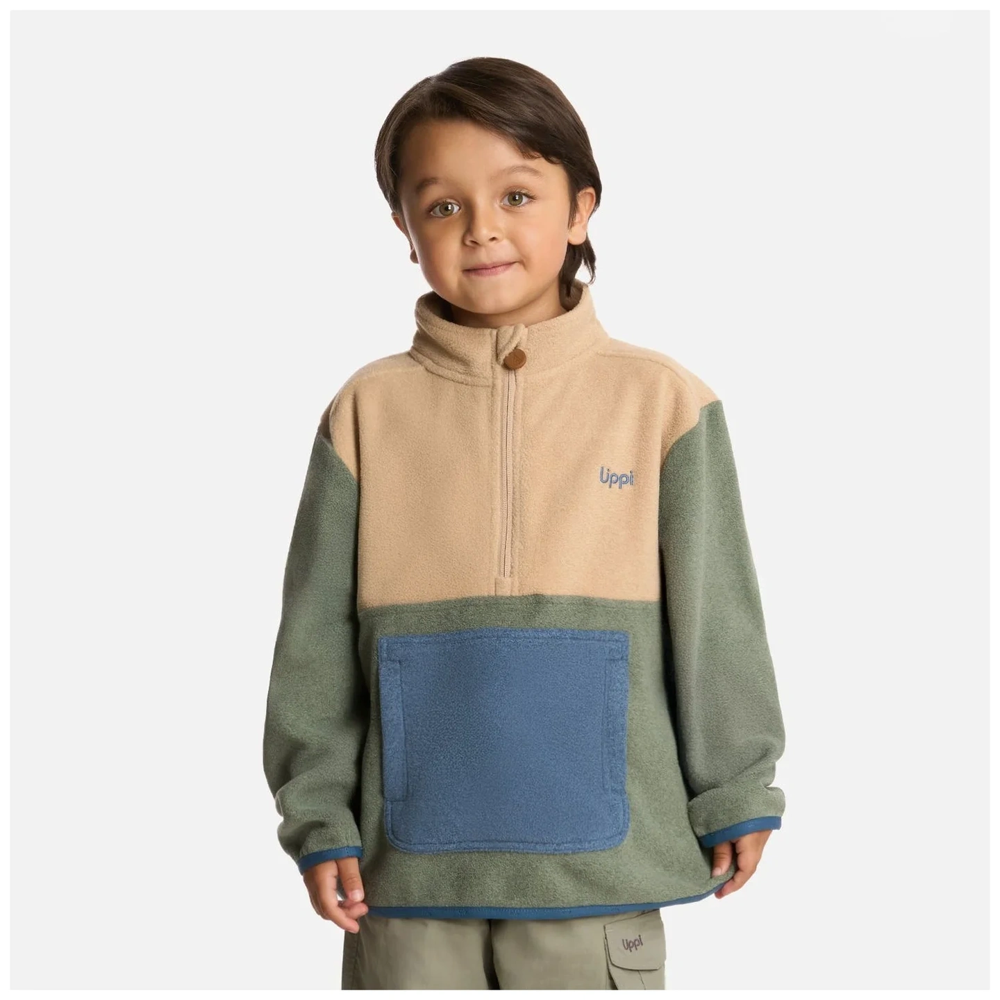 14 Zip Sweatshirt Jade Oscuro