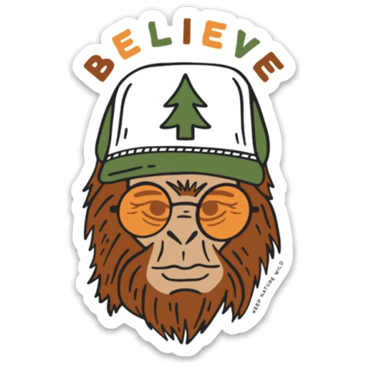 Calcomanía Clyde el Sasquatch