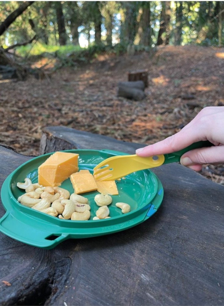 Miniatura Tenedor y Cuchara Plegables Gobites Bio Spin -