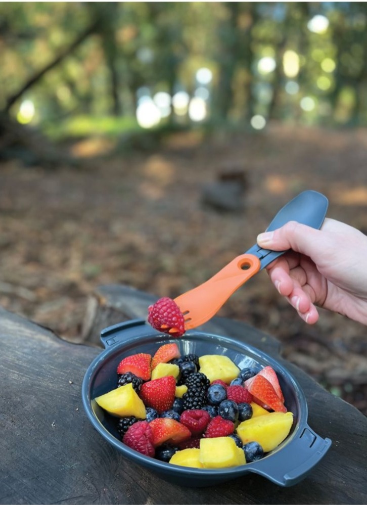 Miniatura Tenedor y Cuchara Plegables Gobites Bio Spin -