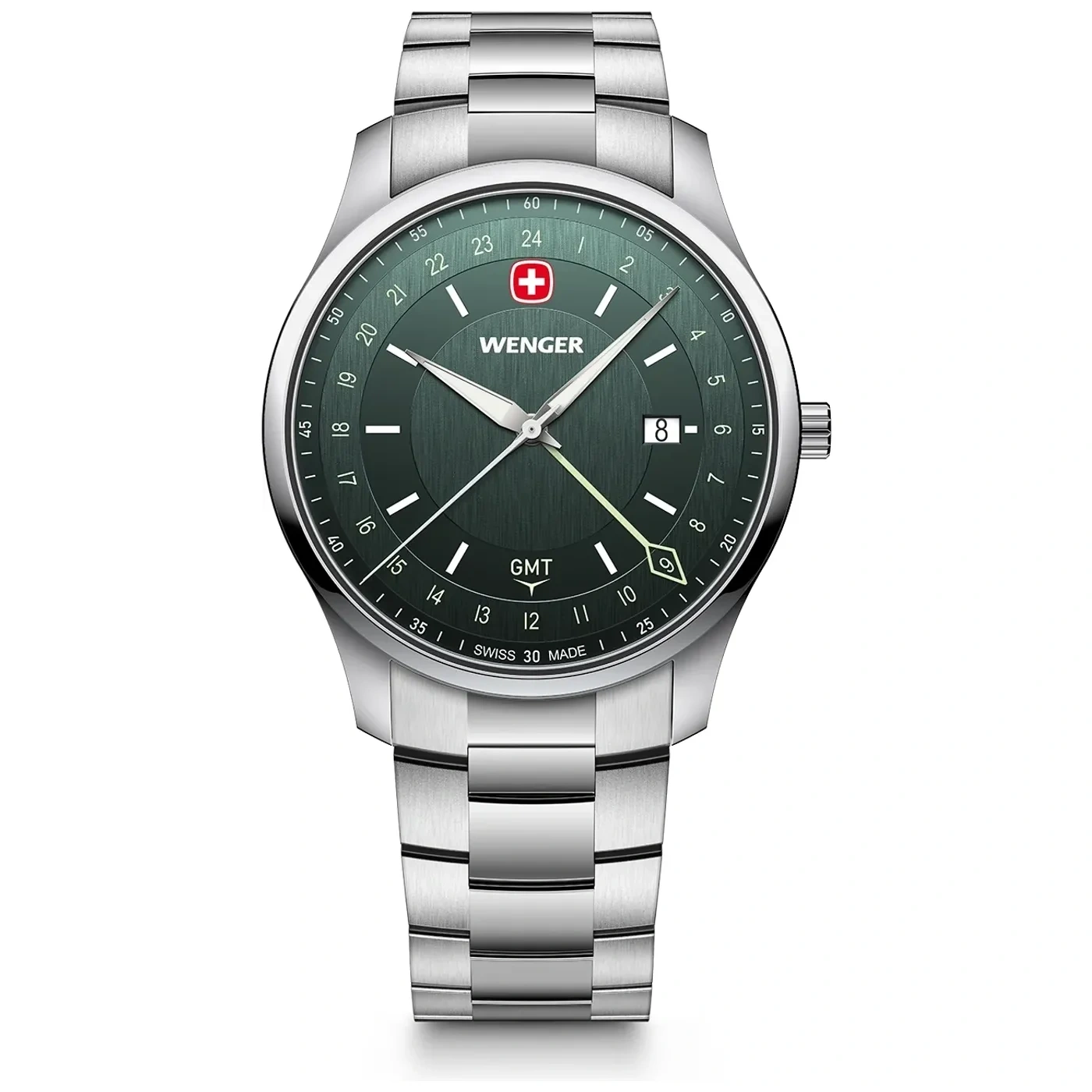 Reloj City GMT Acero 42 MM Brazalete