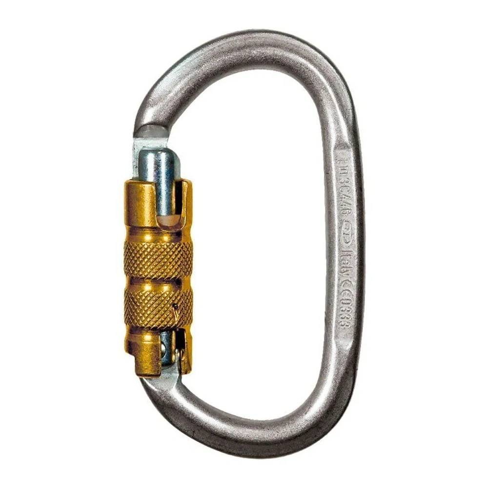 Mosquetón Acero Oval 3 Tiempos 30kN Pillar Steel TG