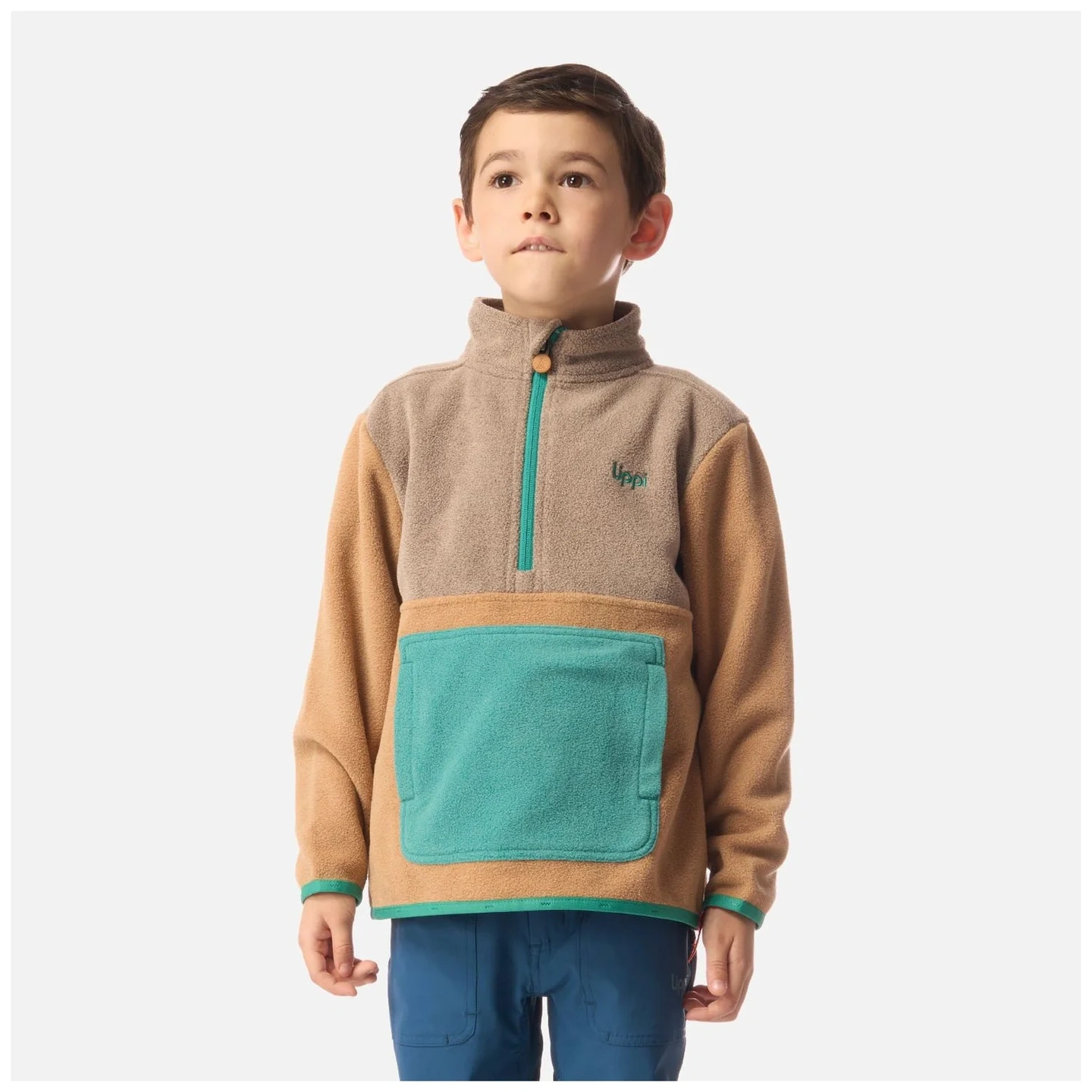 1/4 Zip Sweatshirt Cafe Claro