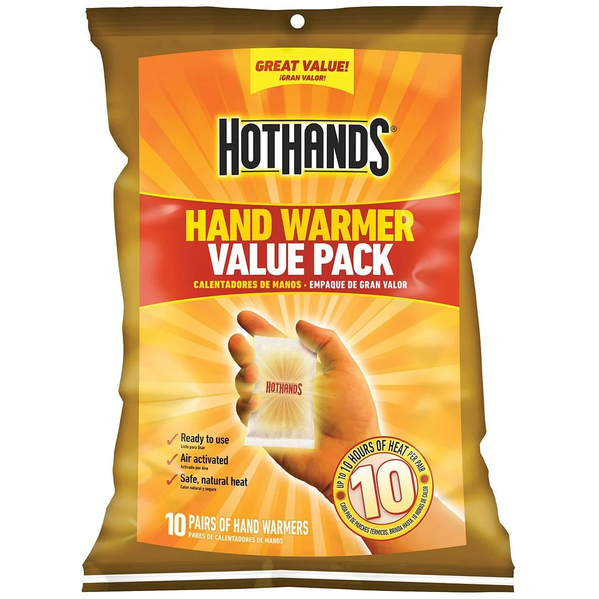 Calentador de Manos Pack 10 Pares