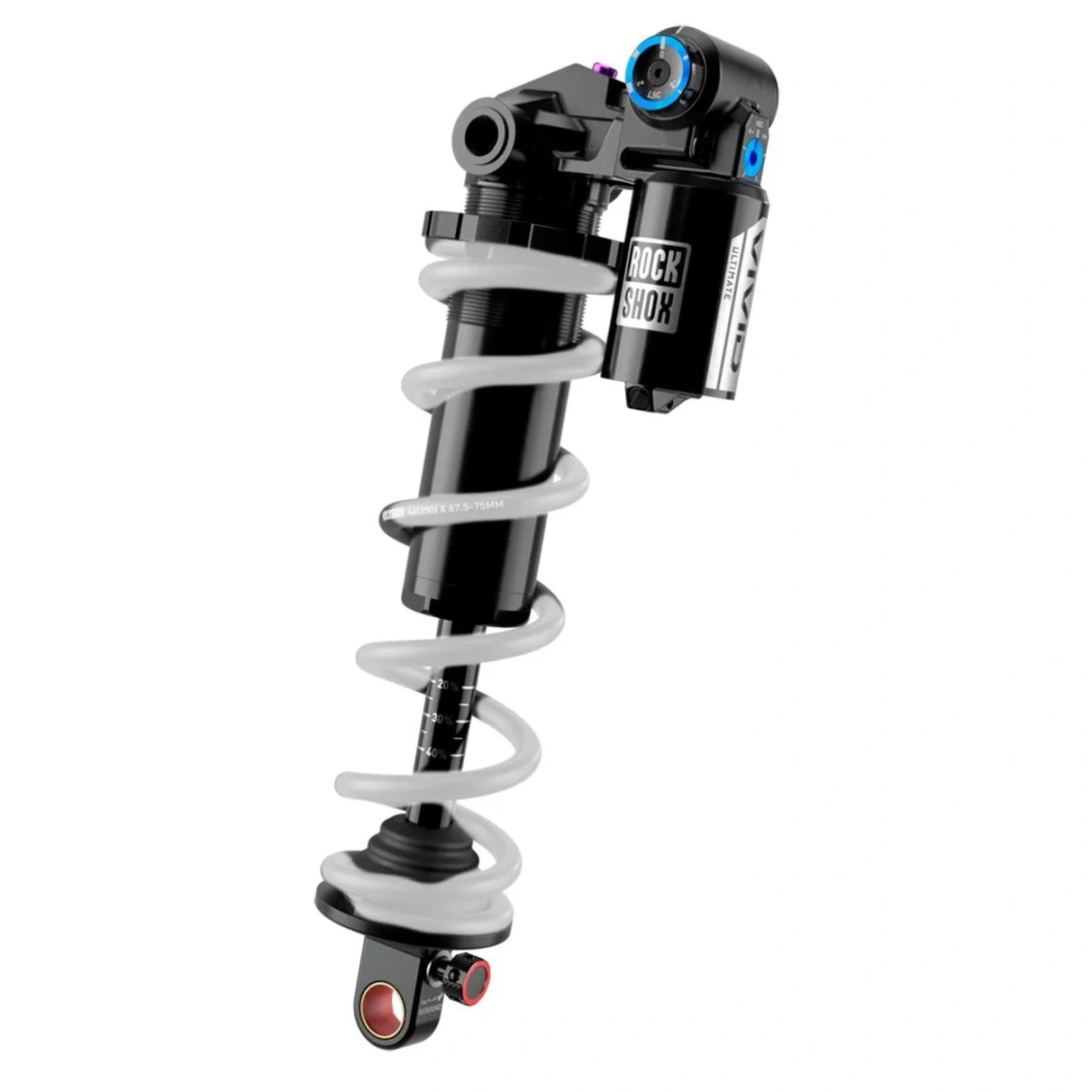 Shock Vivid Ultimate Dh Rc2 Coil D1 225 MM Estándar Trunnion