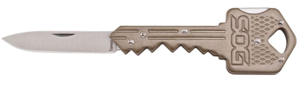 Cuchillo Key Knife Brass - Clam Pack 