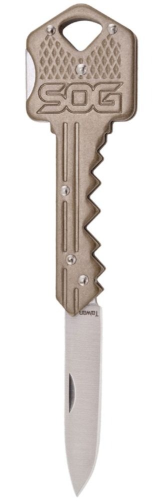 Miniatura Cuchillo Key Knife Brass - Clam Pack  -