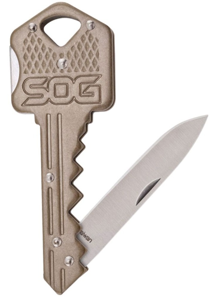 Miniatura Cuchillo Key Knife Brass - Clam Pack  -