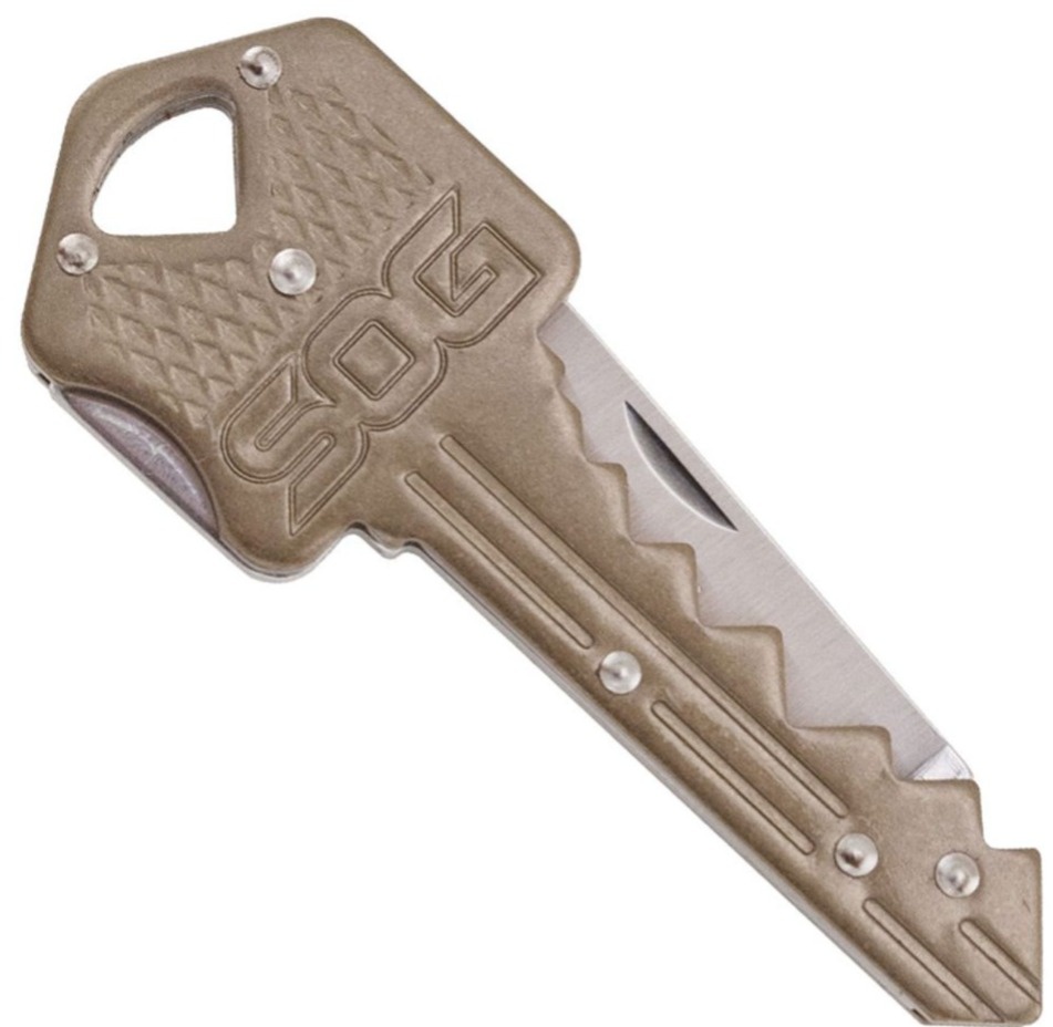Miniatura Cuchillo Key Knife Brass - Clam Pack  -